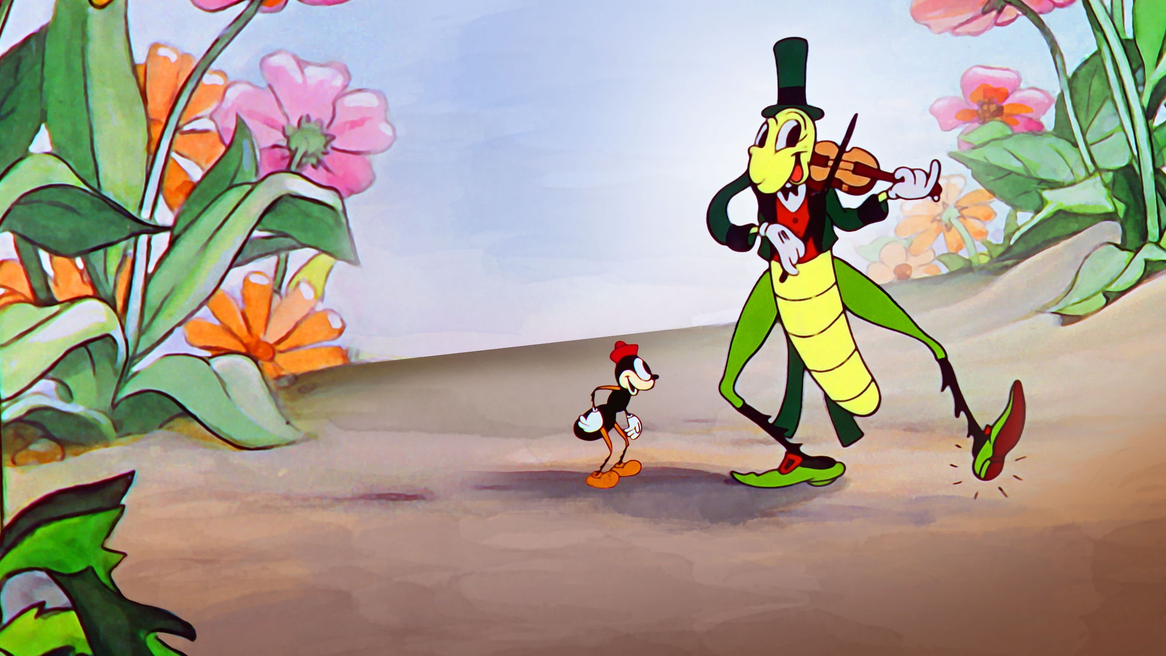 The Grasshopper and the Ants Backdrop