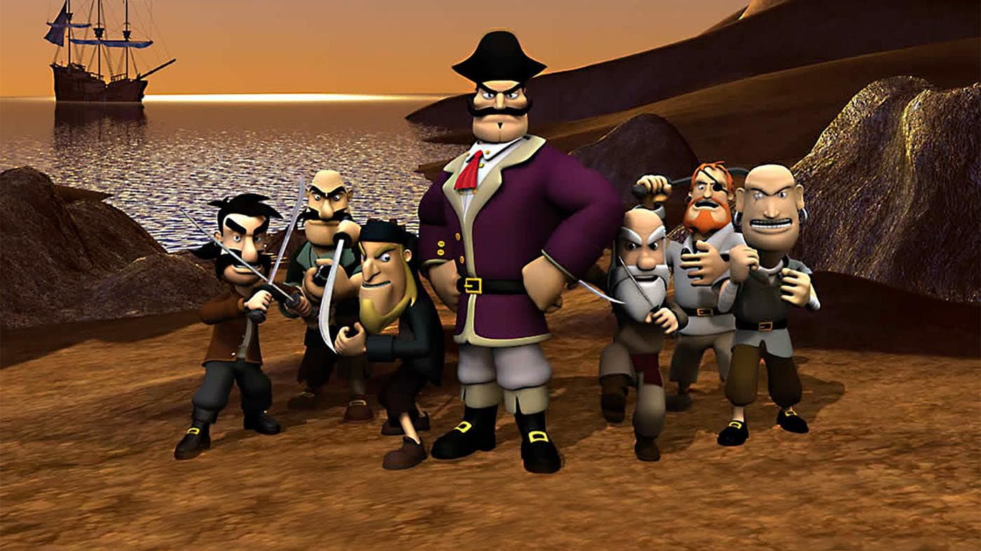 Piratas en el Callao Backdrop
