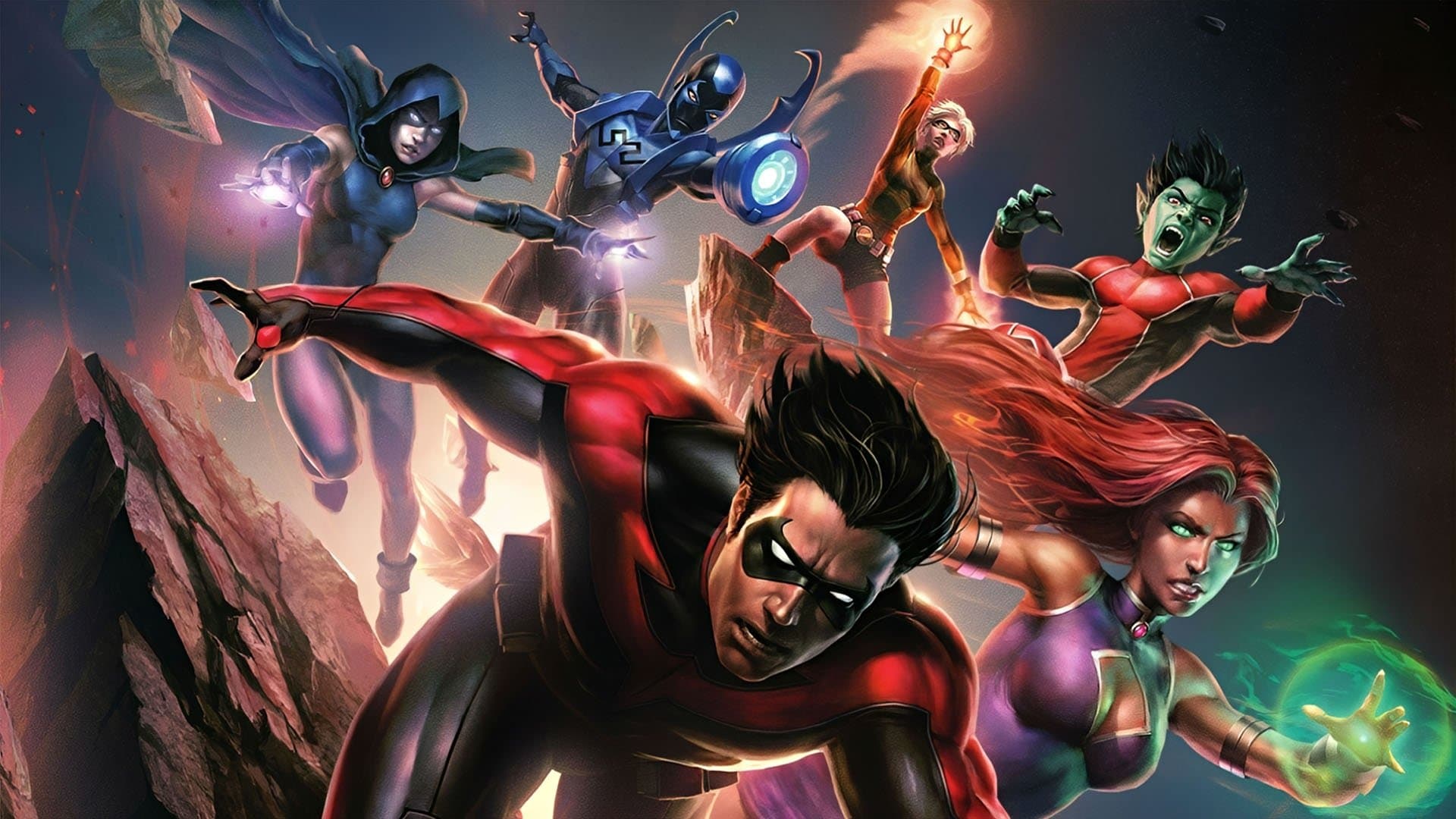 Teen Titans: The Judas Contract Backdrop