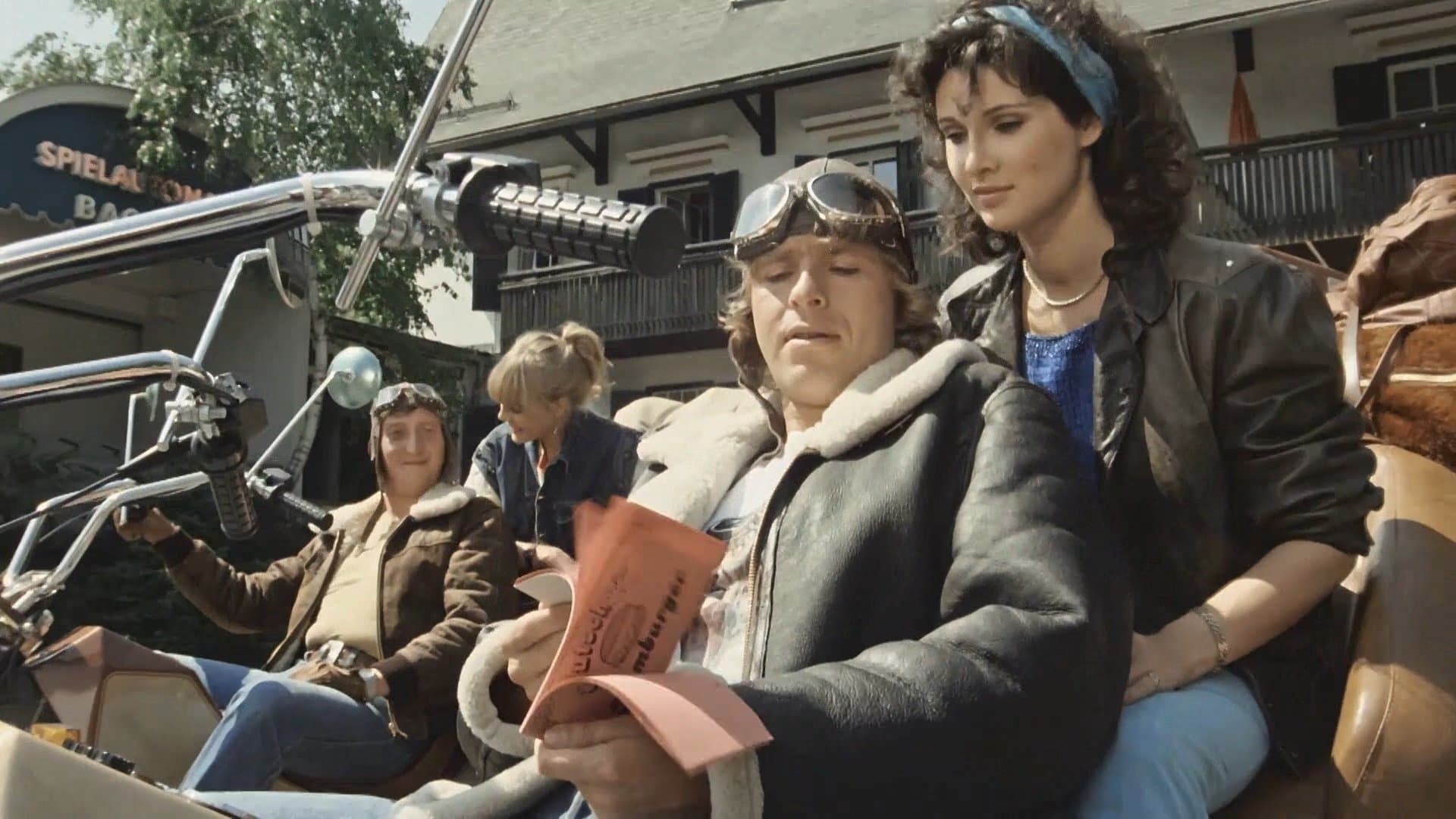 Zwei Nasen tanken Super Backdrop