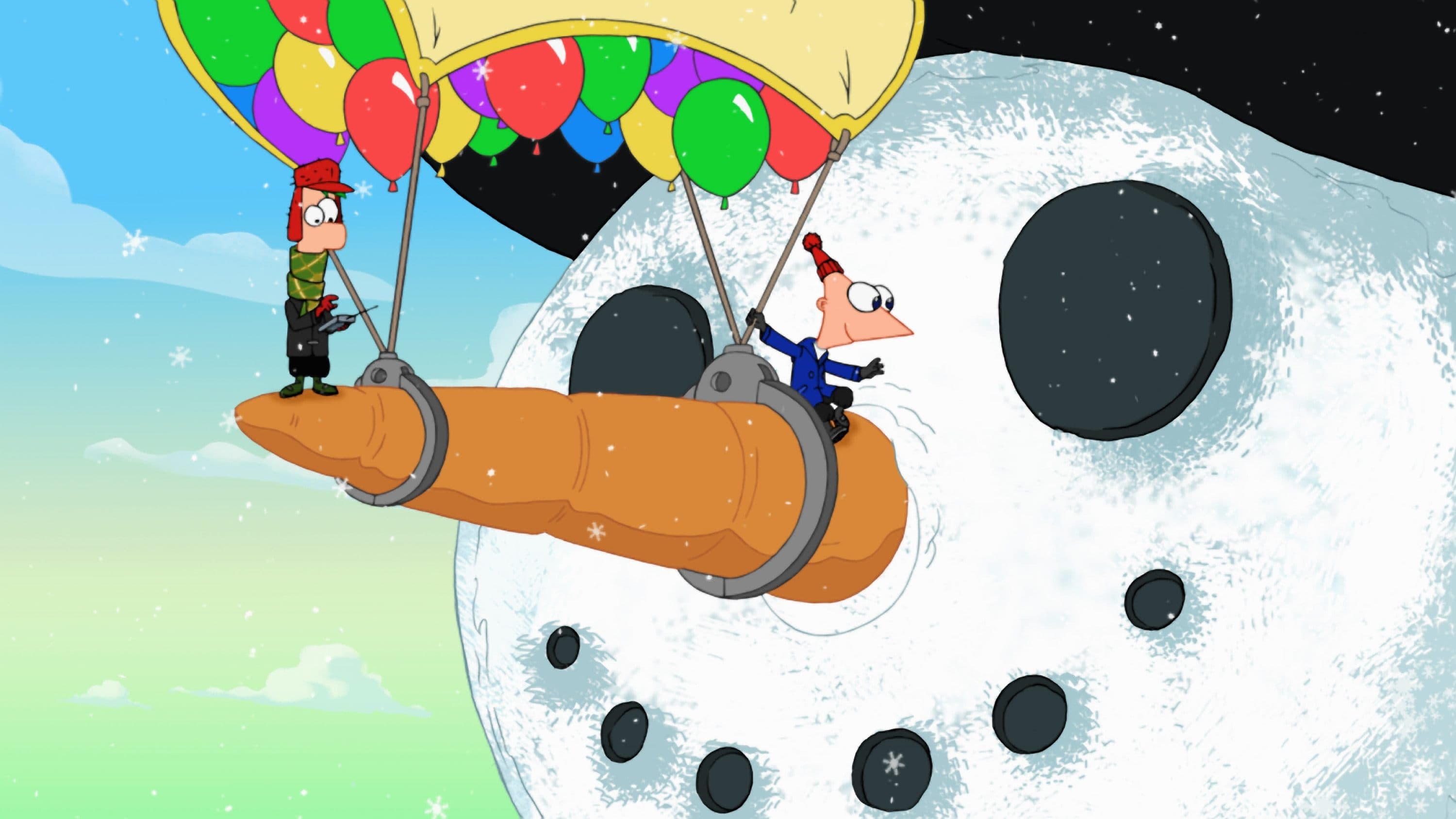 Phineas and Ferb Christmas Vacation! Backdrop