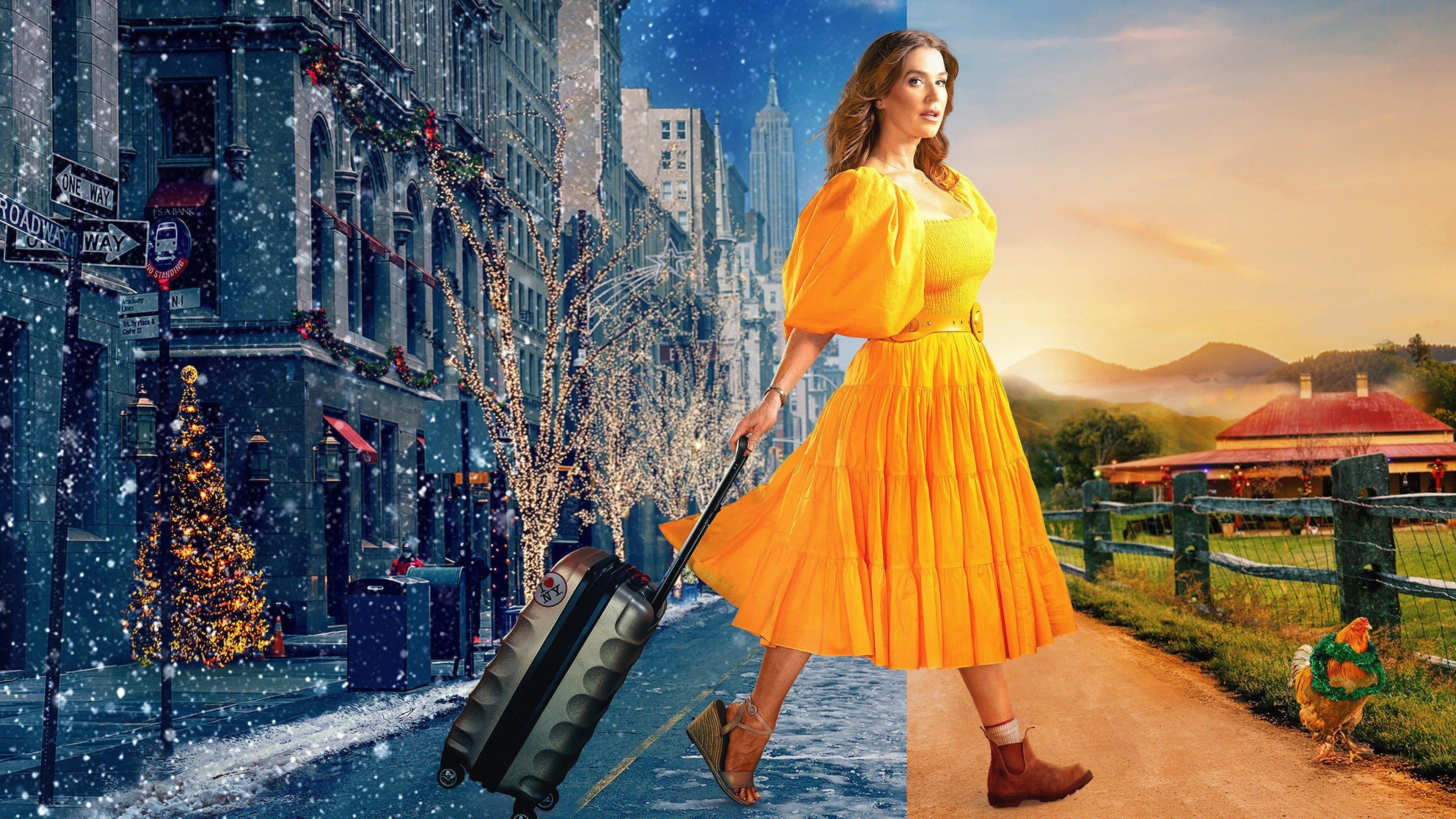 Christmas on the Farm Backdrop