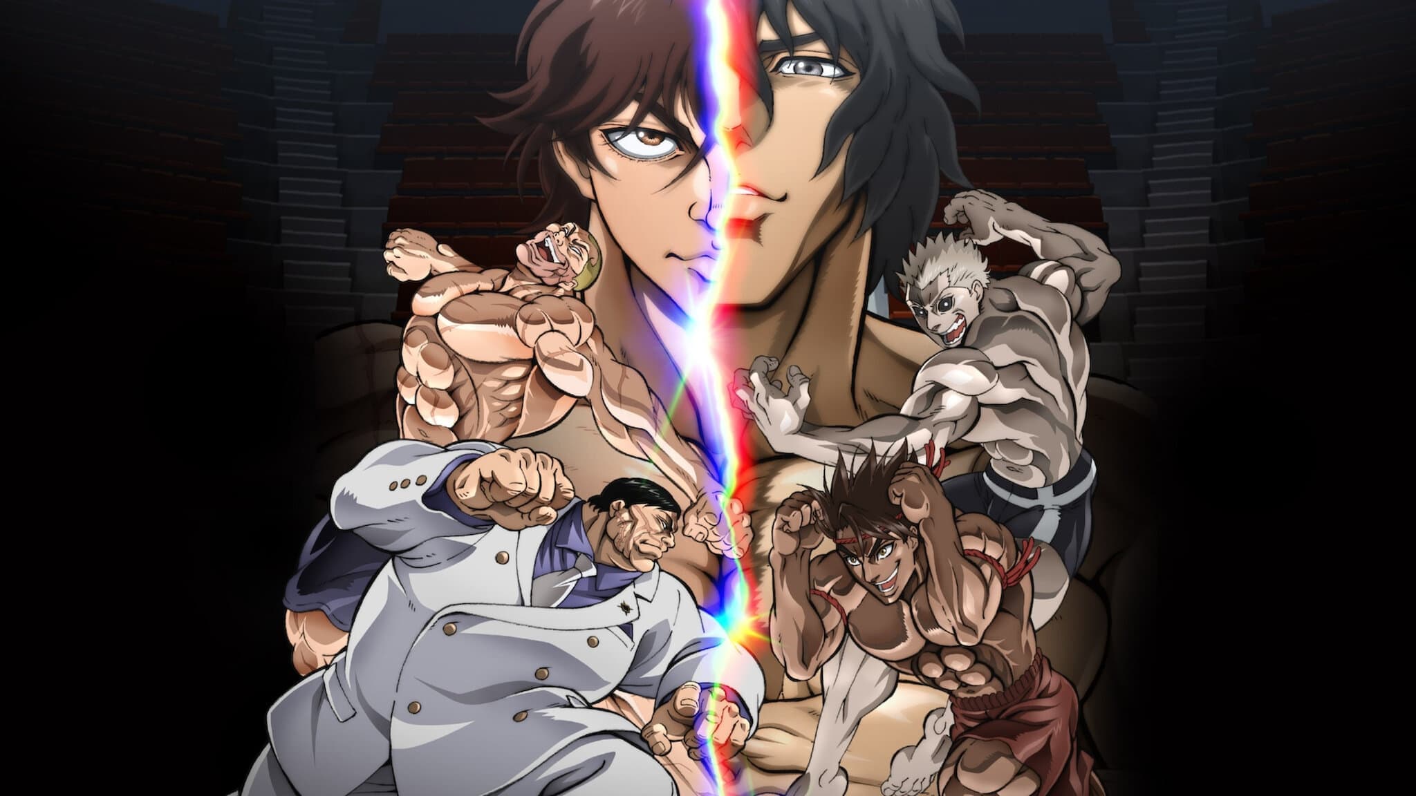 Baki Hanma VS Kengan Ashura Backdrop