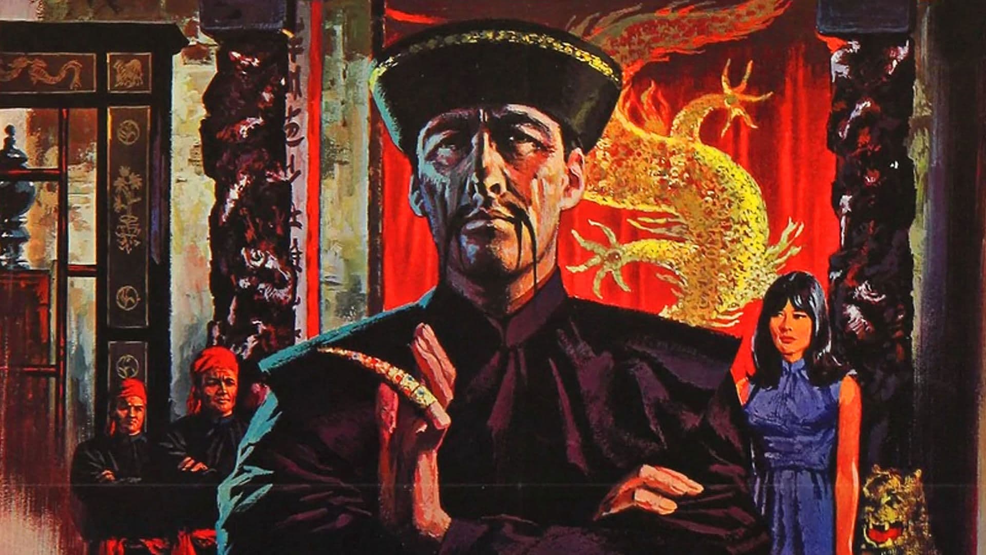 The Face of Fu Manchu Backdrop