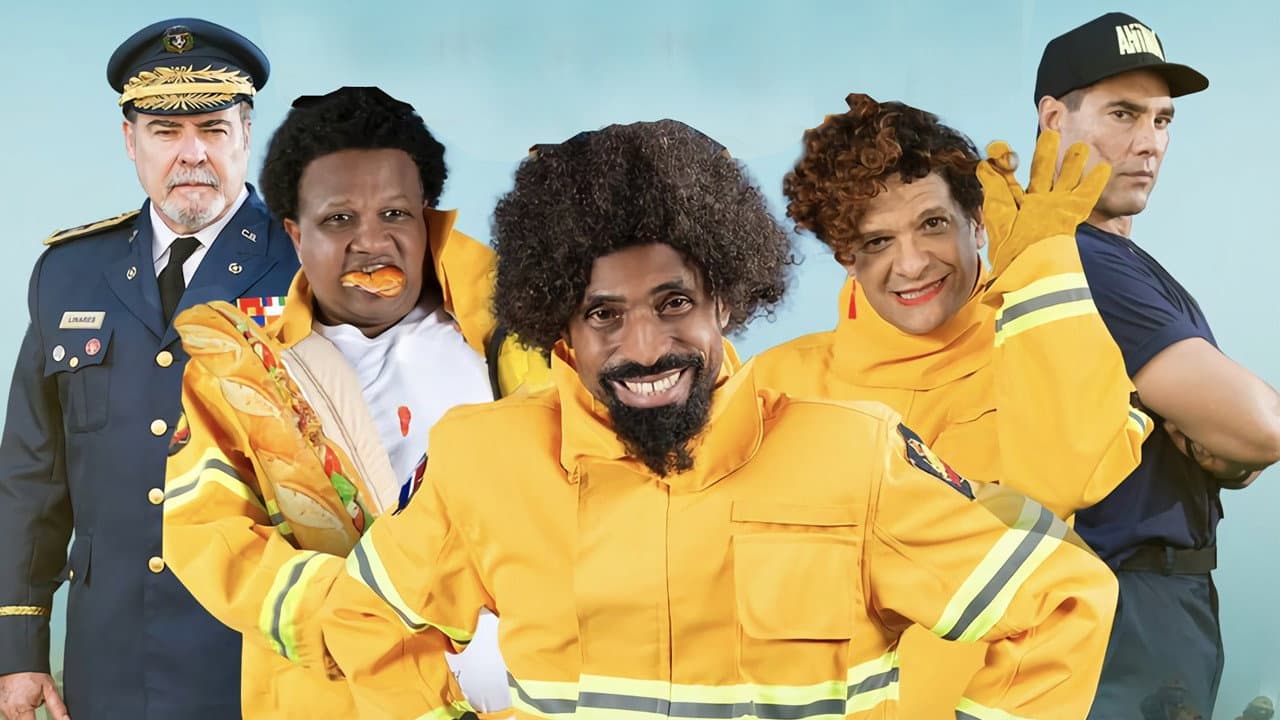 Super Firefighters Backdrop