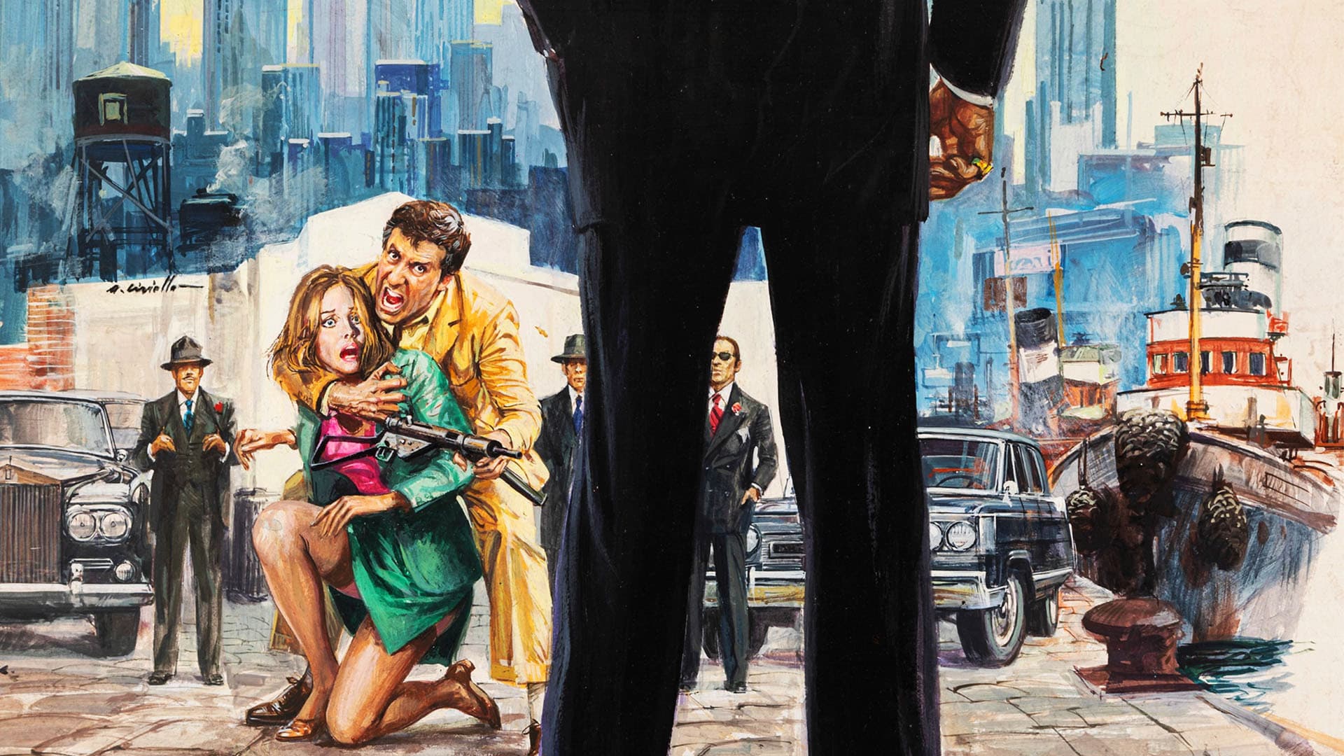 Machine Gun McCain Backdrop