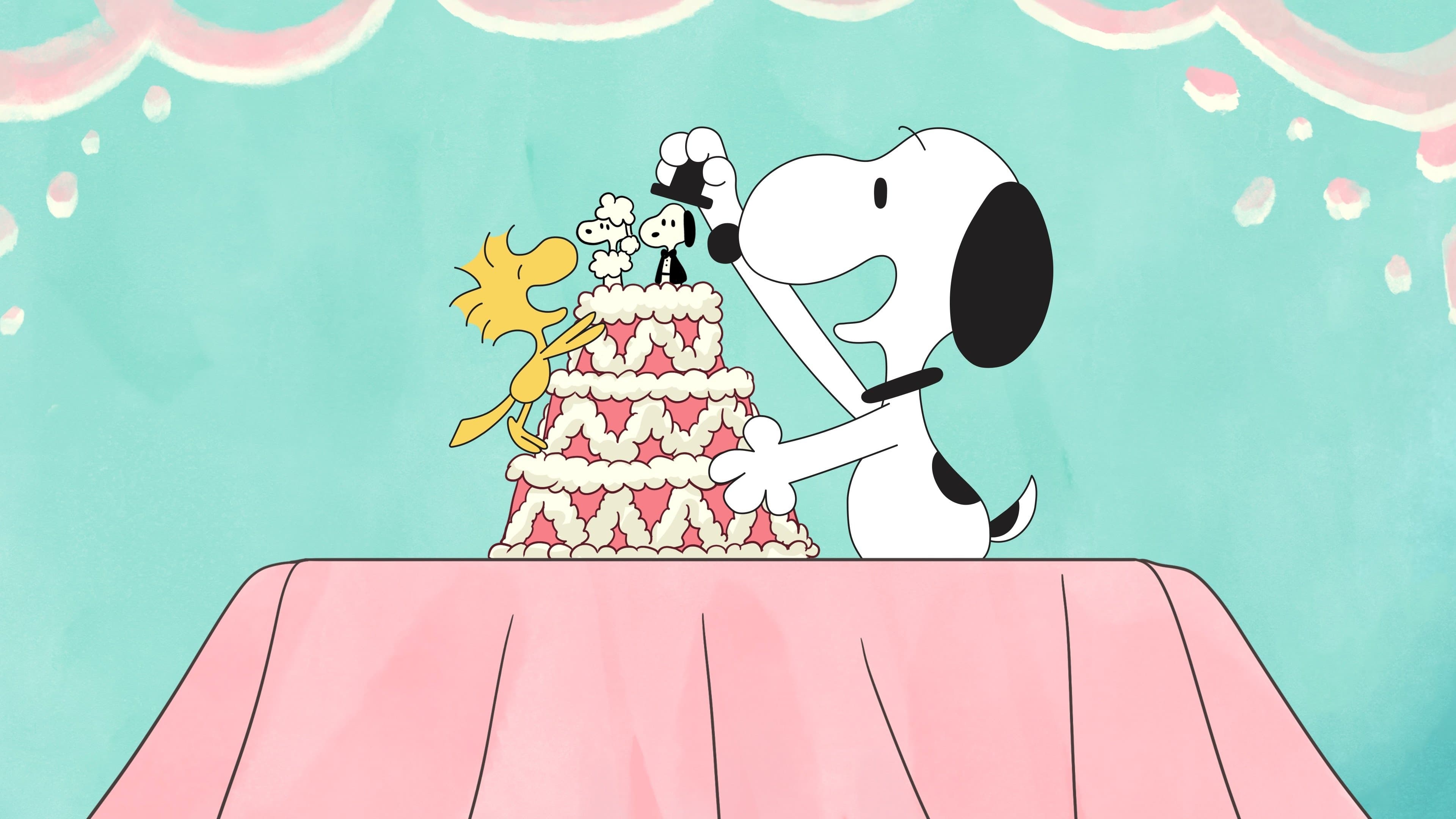 Snoopy's Getting Married, Charlie Brown Backdrop