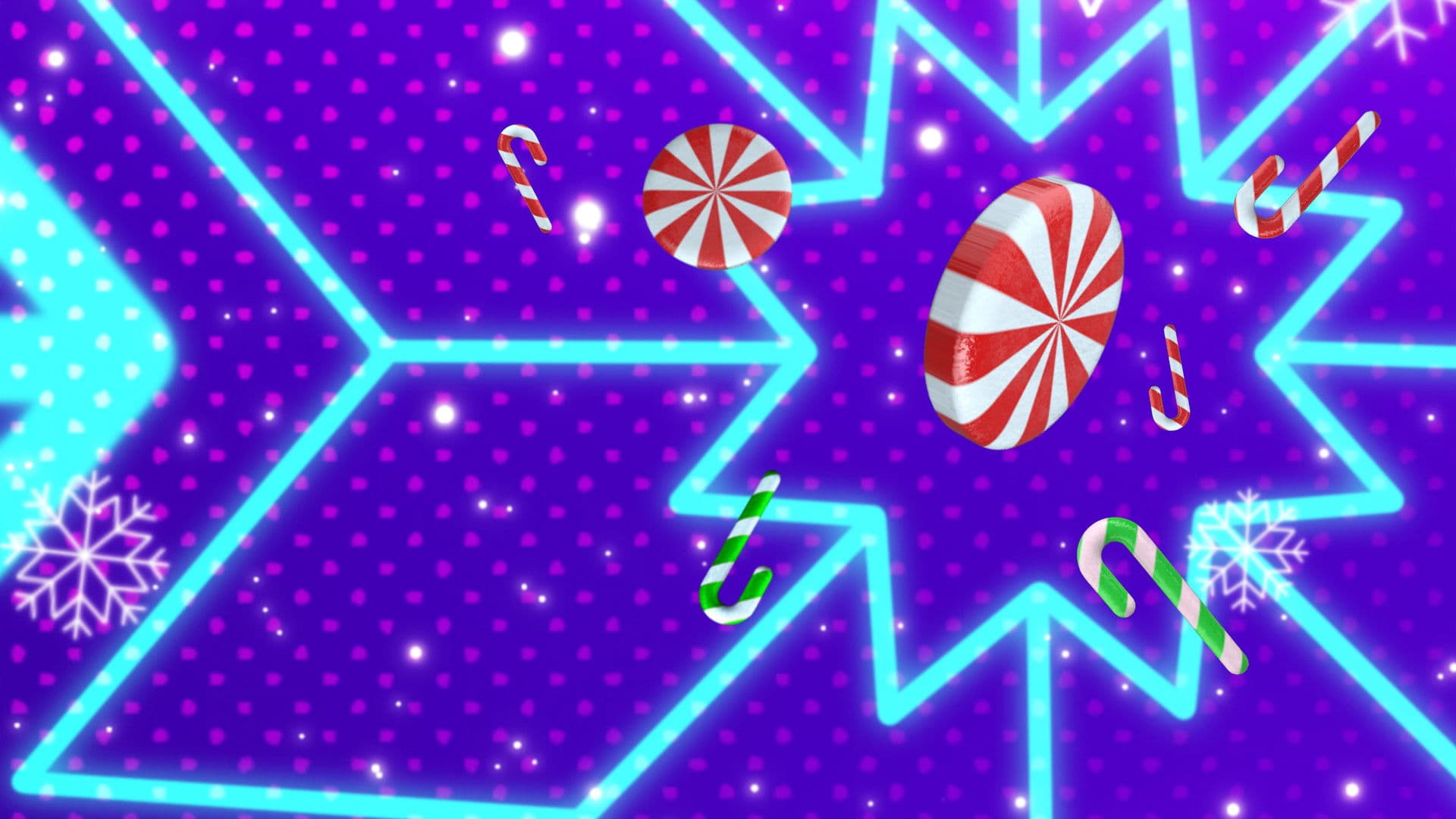 Disney Channel Holiday House Party Backdrop